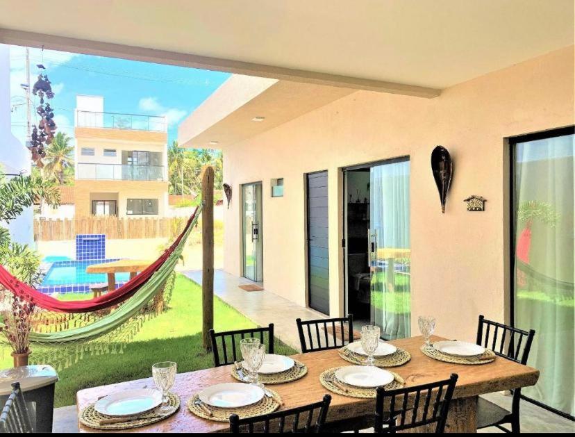 فيلا Casa Conchas Do Patacho Pôrto de Pedras المظهر الخارجي الصورة