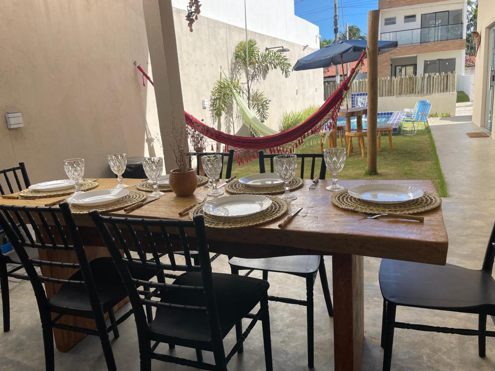 فيلا Casa Conchas Do Patacho Pôrto de Pedras المظهر الخارجي الصورة